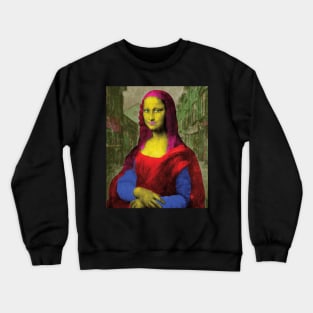 Mona Lisa Street Art Crewneck Sweatshirt